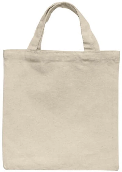 100% cotton tote bag with gusset