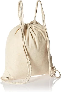 Canvas Drawstring Backpack