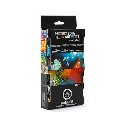 Ens découverte - techniques mixtes - 12x20ml