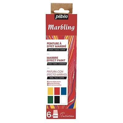 Ens initiation peinture marbrée - 6x20ml