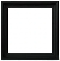 Cadre flottant musée noir