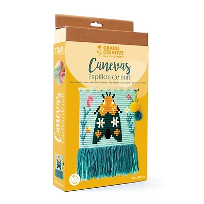 Ensemble créatif canevas - papillon de nuit