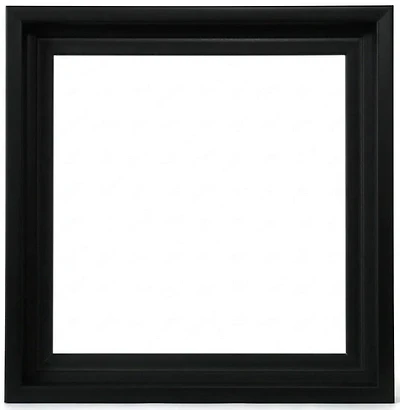 Cadre flottant musée noir - 36x36po