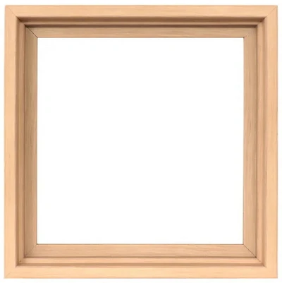 Cadre flottant effet bois - 8x8po