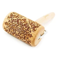 Mini Engraved Rolling Pin - Damask Pattern