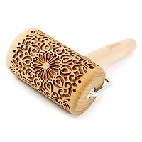 Mini Engraved Rolling Pin - Mandala Pattern