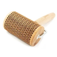 Mini Engraved Rolling Pin - Wheat Ear Pattern