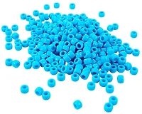 Pqt 300 perles pony bleues 9mm