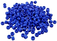 Pqt 300 perles pony bleues marines 9mm