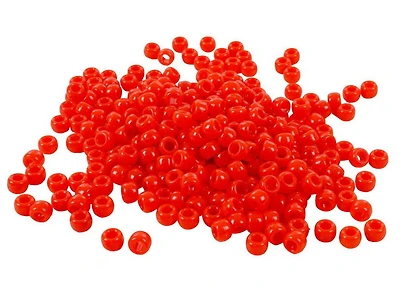 Pqt 300 perles pony rouges 9mm