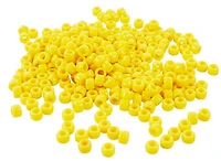 Pack of 300 Yellow Pony Beads 9mm