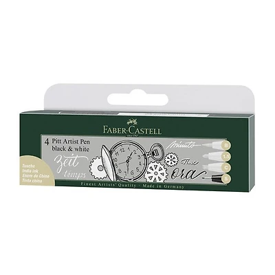 Ens. 4 marqueurs pitt pointes 1.5, c, b, s