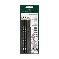 Ens. 6 crayons graphite castell 9000 pour artistes