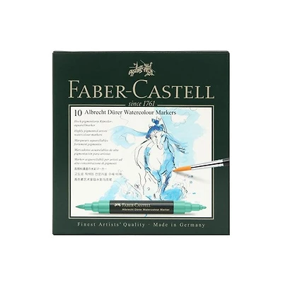 Ens. 10 marqueurs aquarellables albrecht dürer