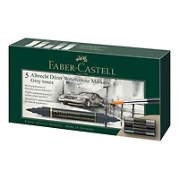 Ens. 5 marqueurs aquarellables albrecht dürer tons de gris