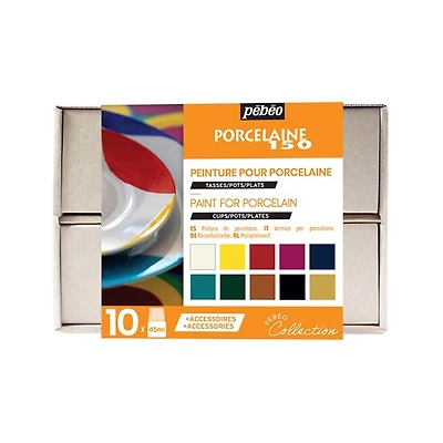 Ens collection - porcelaine 150 - 10x45ml