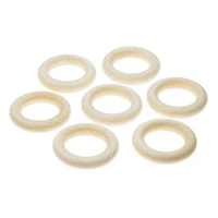 7 Wood rings - 4.5cm