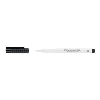 Marqueur pitt pointe pinceau 1.5mm blanc