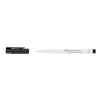 Pitt brush tip marker 1.5mm white