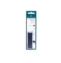 Set of 3 pitt extra-soft charcoal sticks black