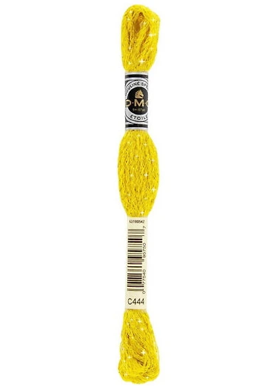 Fil à broder - étoile- citron foncé