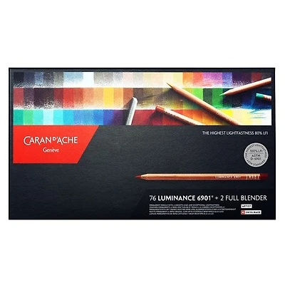 Ens. 76 crayons de couleur Luminance 6901