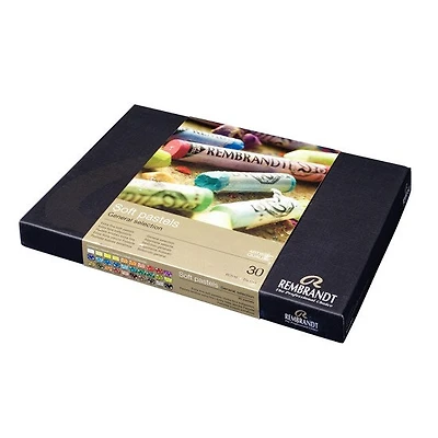 Ens. 30 pastels tendres