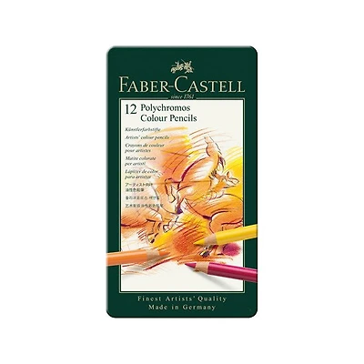 Ens. 12 crayons polychromos