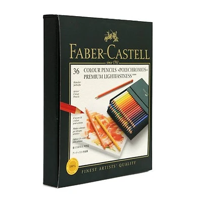 Ens. 36 crayons polychromos