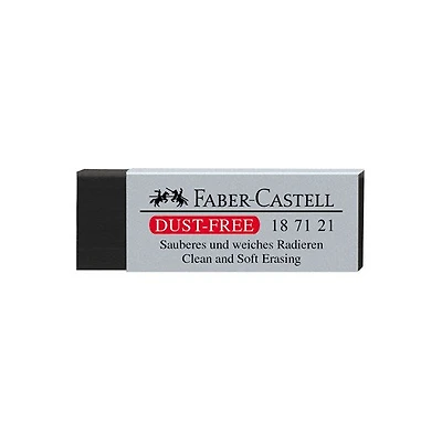 Dust-free eraser black