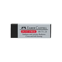 Dust-free eraser black