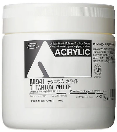 Acrylique hv blanc de titane série a - 330ml