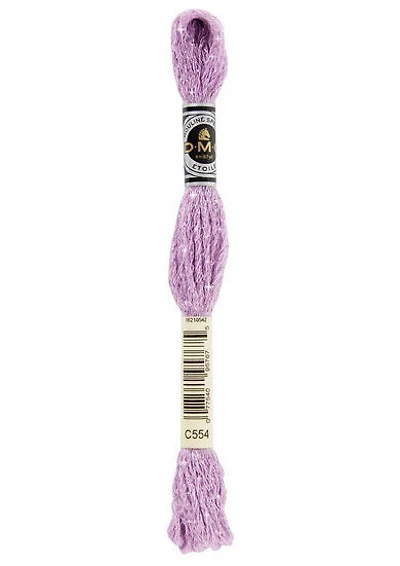 Fil à broder - étoile- violet clair