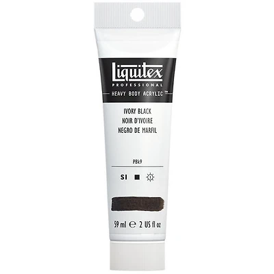 Acrylique hv - 2oz - noir d'ivoire - s1