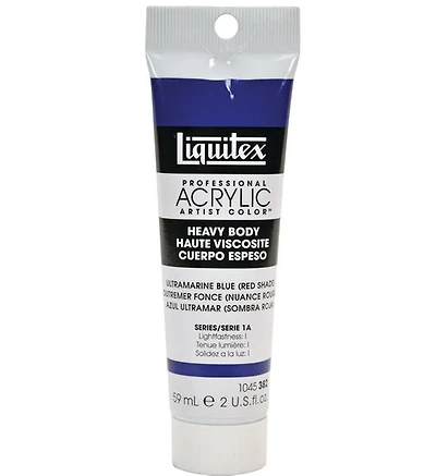 Acrylique hv - 2oz - bleu outremer nuance rouge - s1