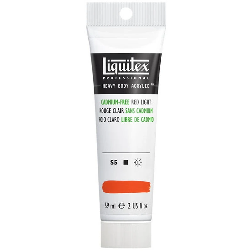 Acrylic hb - 2oz - cadmium free red light - s5