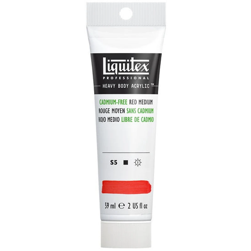 Acrylic hb - 2oz - cadmium free red medium - s5