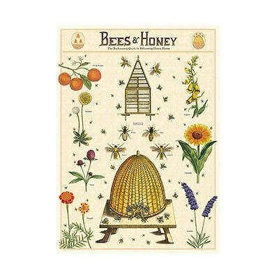 Affiche 20x28po abeilles et miel