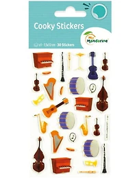 Autocollants Cooky : Instruments de musique