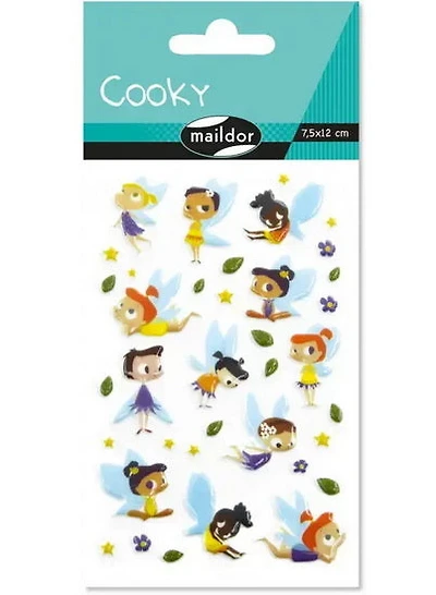 Cooky Puffy Stickers - Fairies