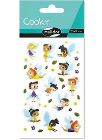 Cooky Puffy Stickers - Fairies