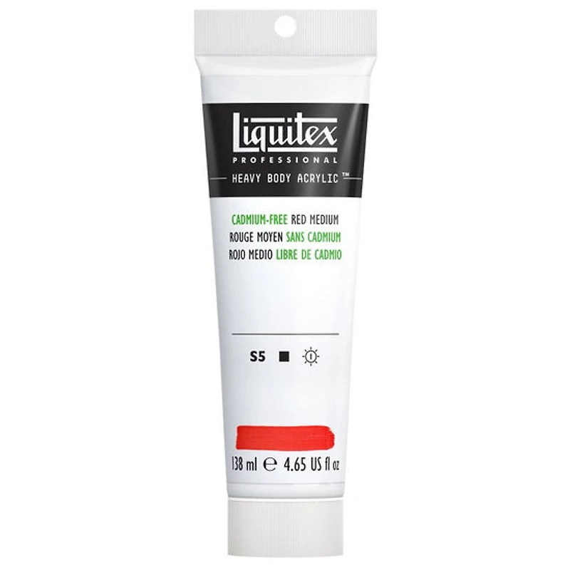 Acrylic hb - 4.65oz - cadmium free red medium - s5