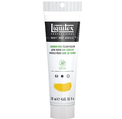 Acrylique hv - 4.65oz - jaune moyen sans cadmium - s3