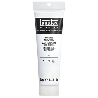 Acrylique hv - 4.65oz - blanc transparent mélange - s1