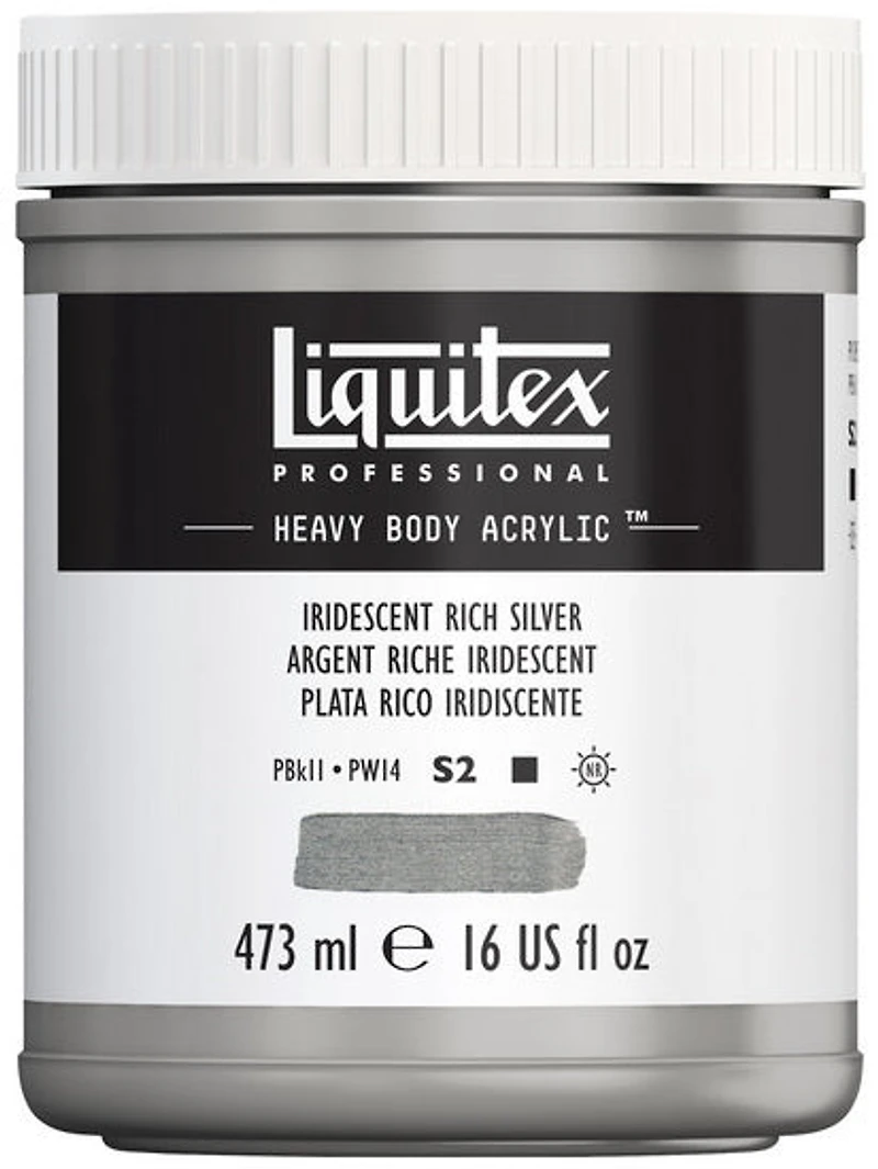 Acrylique hv - 16oz - or éclatant iridescent - s2