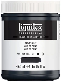 Acrylique hv - 16oz - gris de payne - s1
