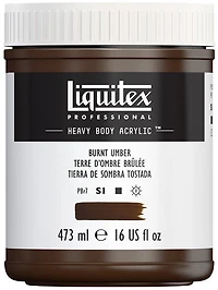 Acrylique hv - 16oz - terre de sienne brûlée - s1