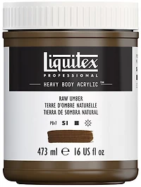 Acrylic hb - 16oz - raw sienna - s1