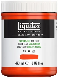 Acrylique hv - 16oz - rouge sans cadmium clair - s5