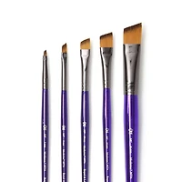 Pinceau moderna estompe biseauté à manche court 3/8po